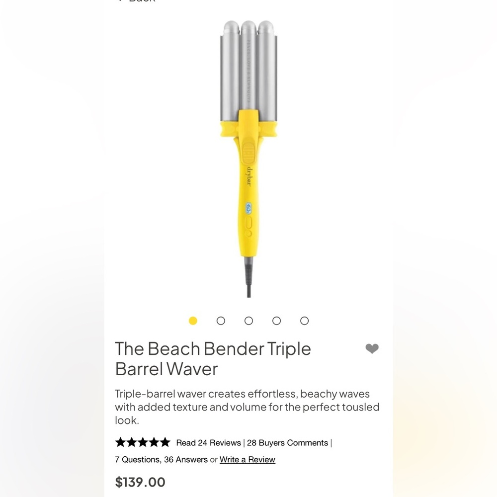 Dry Bar The Beach Bender Triple Barrel Waver